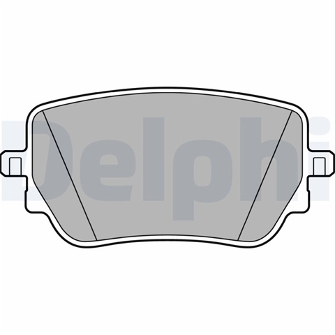 Set Placute Frana Delphi Mercedes-Benz LP3439