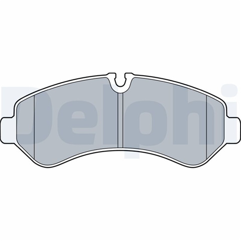 Set Placute Frana Delphi Mercedes-Benz LP3548