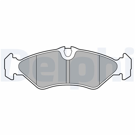 Set Placute Frana Delphi Mercedes-Benz LP3664