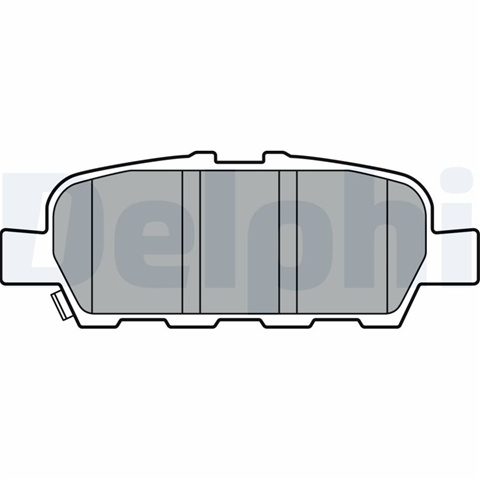 Set Placute Frana Delphi Nissan LP3375
