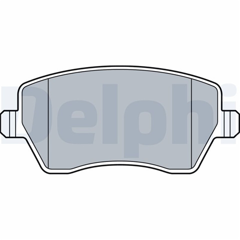 Set Placute Frana Delphi Nissan LP3550