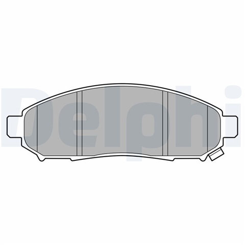 Set Placute Frana Delphi Nissan LP3578