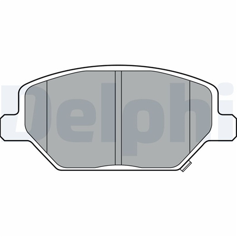 Set Placute Frana Delphi Opel LP3371