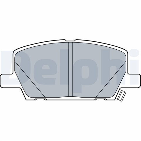 Set Placute Frana Delphi Opel LP3482