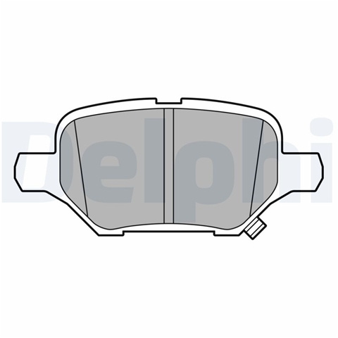 Set Placute Frana Delphi Opel LP3611