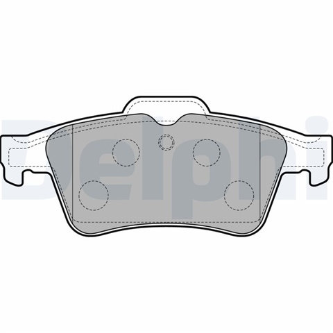 Set Placute Frana Delphi Peugeot LP3303