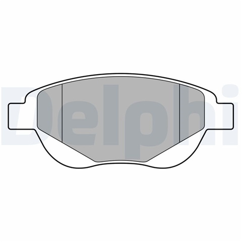 Set Placute Frana Delphi Peugeot LP3638