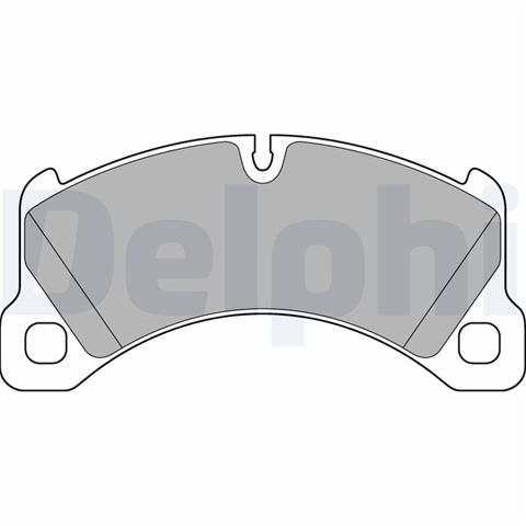 Set Placute Frana Delphi Porsche LP3193