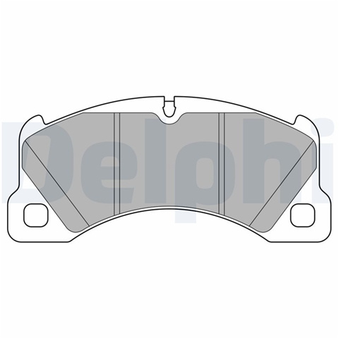 Set Placute Frana Delphi Porsche LP3629