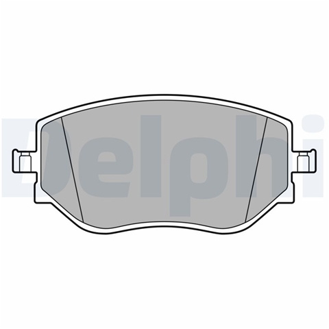 Set Placute Frana Delphi Renault LP3644