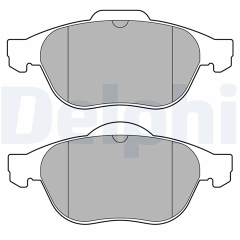 Set Placute Frana Delphi Renault LP3692