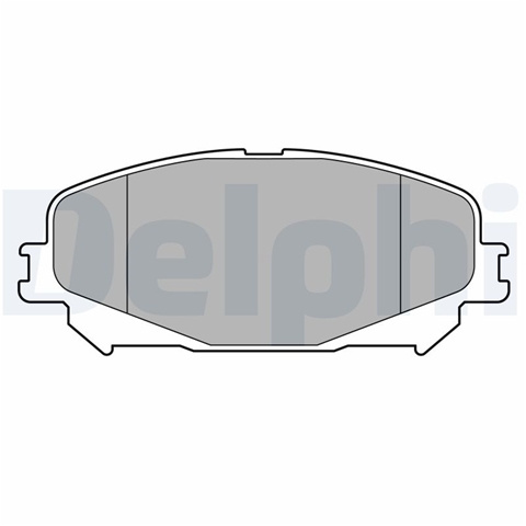 Set Placute Frana Delphi Renault LP3734