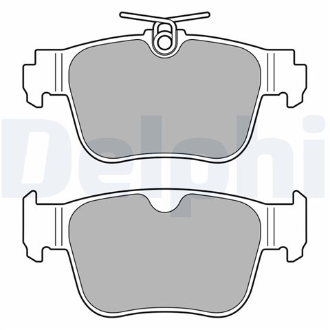 Set Placute Frana Delphi Skoda LP3669