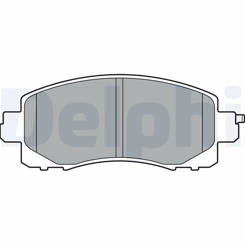 Set Placute Frana Delphi Subaru LP3411
