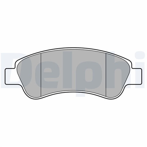 Set Placute Frana Delphi Vauxhall LP3660