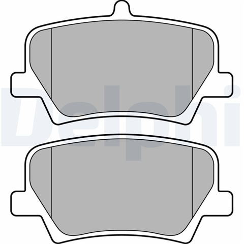 Set Placute Frana Delphi Volvo LP3434