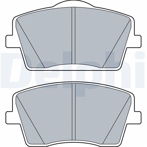 Set Placute Frana Delphi Volvo LP3515