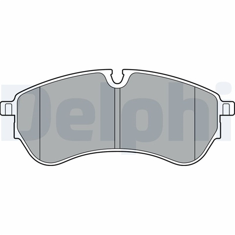 Set Placute Frana Delphi Vw LP3410