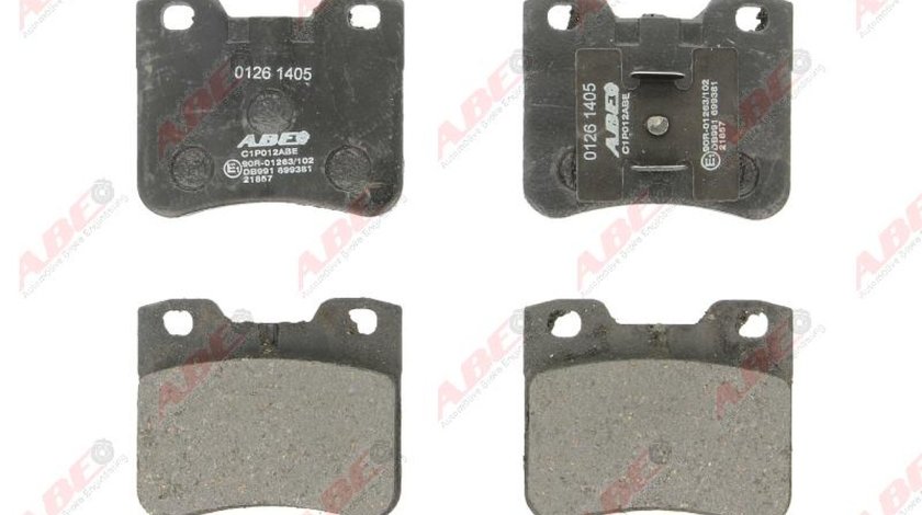 Set placute frana disc CITROËN AX ZA- Producator ABE C1P012ABE