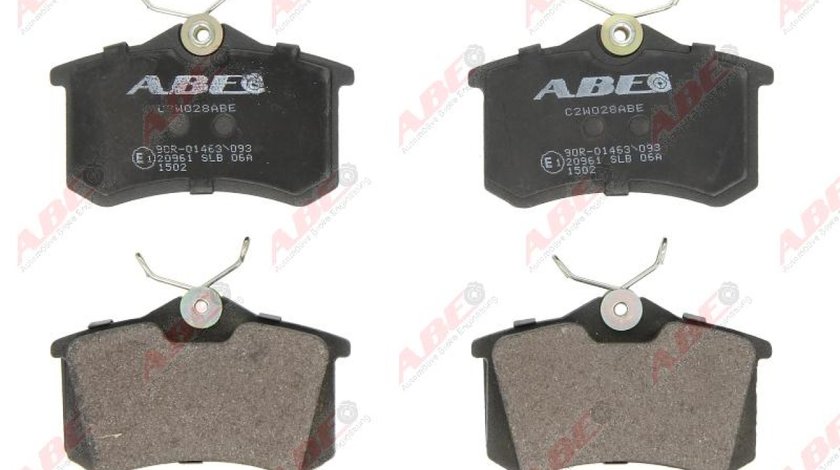 Set placute frana disc CITROËN BERLINGO MF Producator ABE C2W028ABE