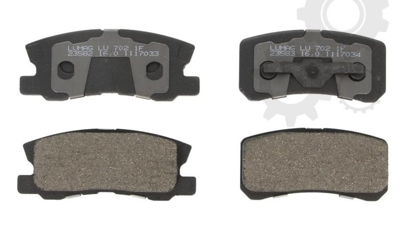 Set placute frana disc CITROËN C-CROSSER ENTERPRISE Producator BRECK 23582 00 702 00