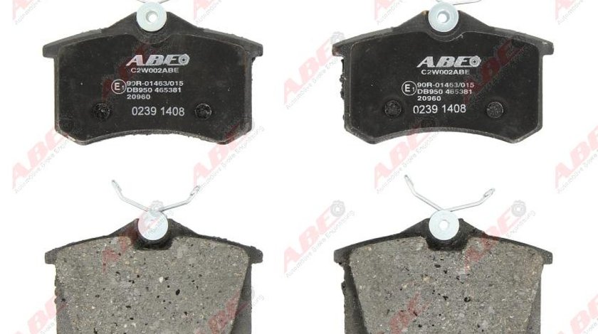 Set placute frana disc CITROËN C3 Pluriel HB Producator ABE C2W002ABE