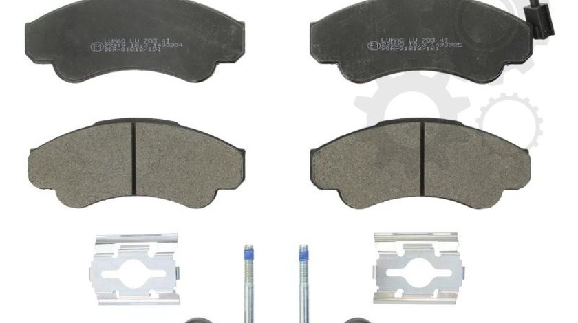 Set placute frana disc CITROËN JUMPER platforma / podwozie 230 Producator BRECK 23919 00 703 10