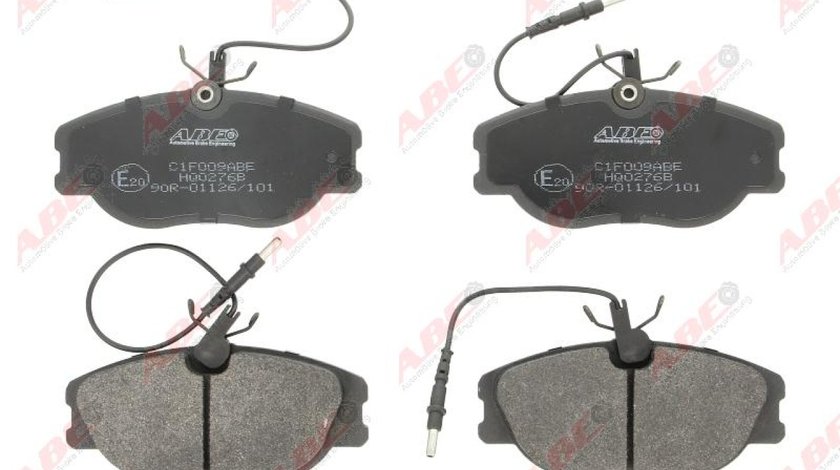 Set placute frana disc CITROËN JUMPY platforma / podwozie BU BV BW BX Producator ABE C1F009ABE