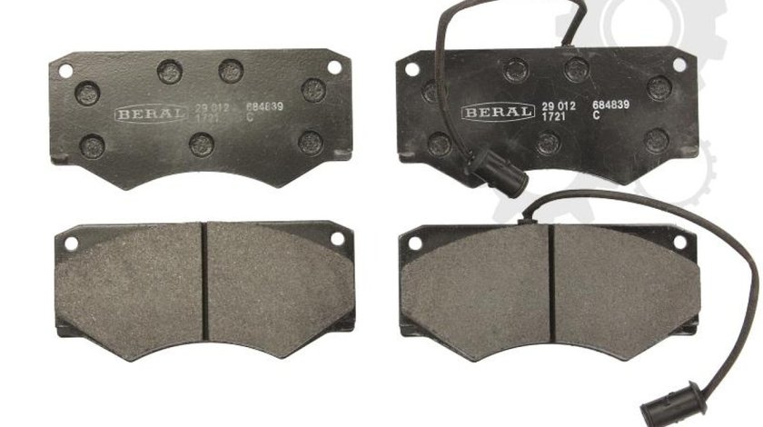 Set placute frana disc IVECO DAILY I platforma / podwozie Producator BERAL 2901218004117213