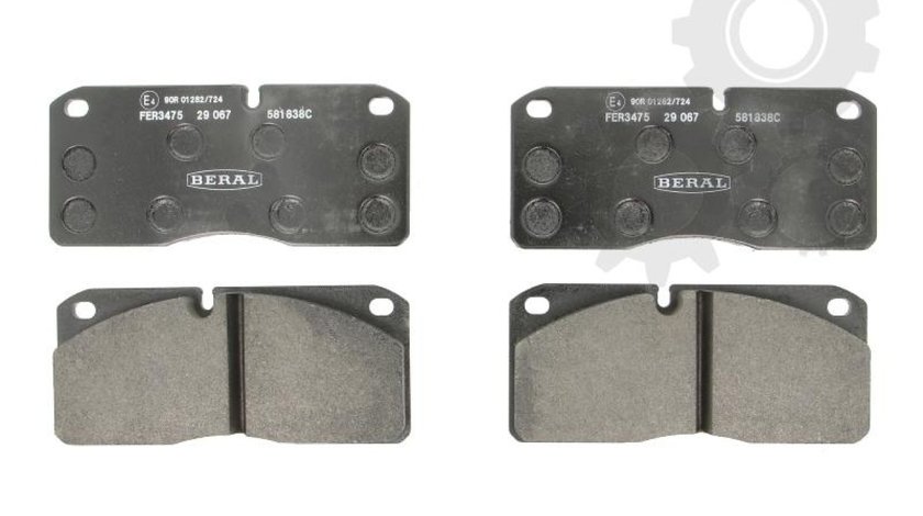 Set placute frana disc IVECO Trakker Producator BERAL 2906722004034754