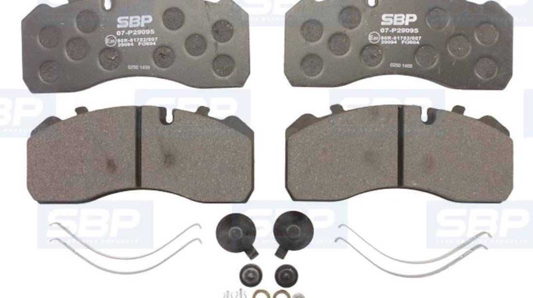 set placute frana disc MAN M 2000 L Producator SBP 07-P29095