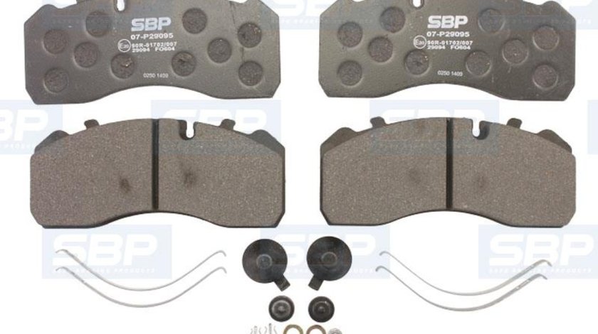 Set placute frana disc MAN M 2000 L Producator SBP 07-P29095