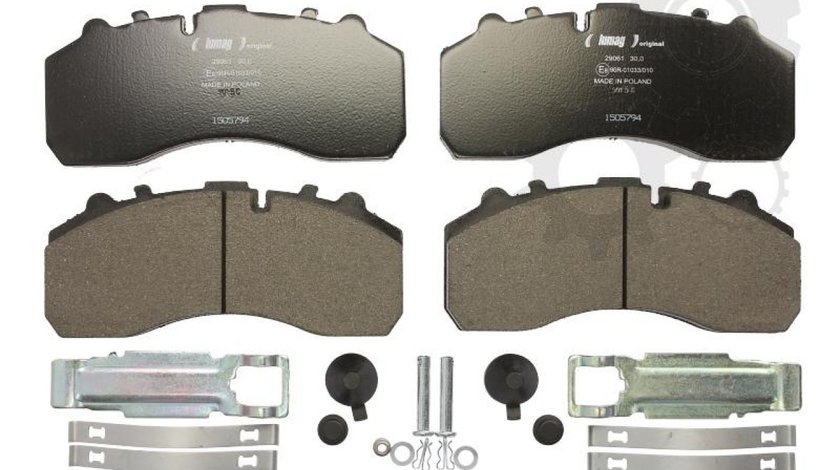 Set placute frana disc MERCEDES-BENZ ACTROS Producator LUMAG 29059 00 901 10