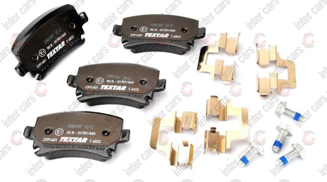 set placute frana disc VW GOLF V 1K1 Producator TEXTAR 2391401