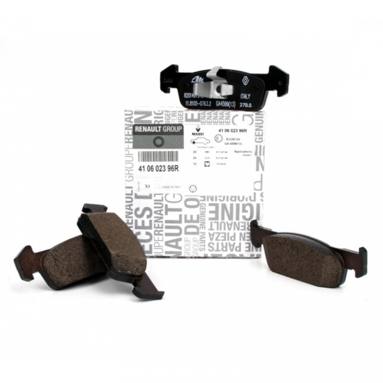 Set Placute Frana Fata Dacia Logan 2 2012→ 410602396R