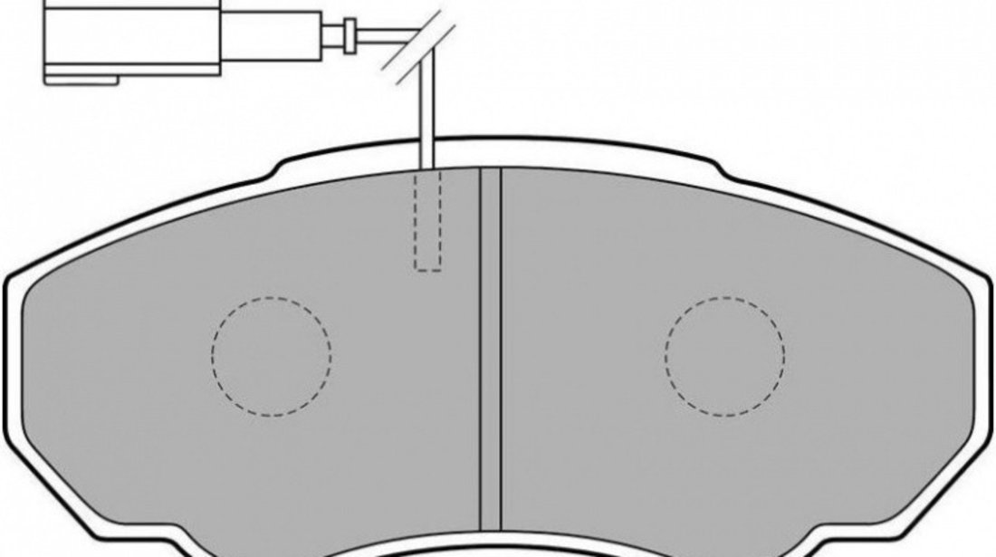 Set Placute Frana Fata Delphi Fiat Ducato 5 2006 LP1750