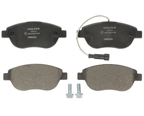 Set Placute Frana Fata Delphi Fiat Qubo 225 2009→ LP1721