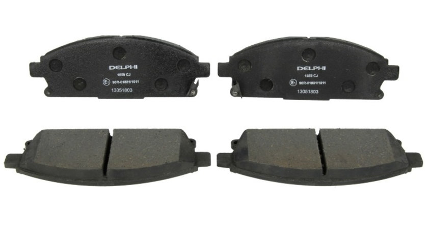 Set Placute Frana Fata Delphi LP1659