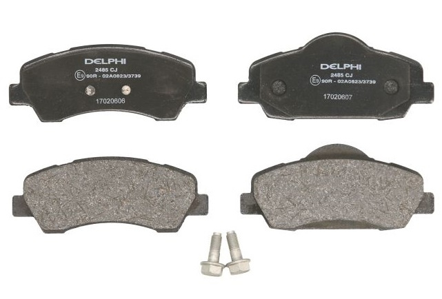 Set Placute Frana Fata Delphi Peugeot 301 2012→ LP2485