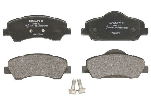 Set Placute Frana Fata Delphi Peugeot 301 2012→ LP2485