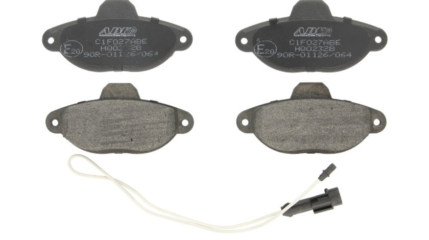 Set placute frana fata fiat panda,seicento,ford ka