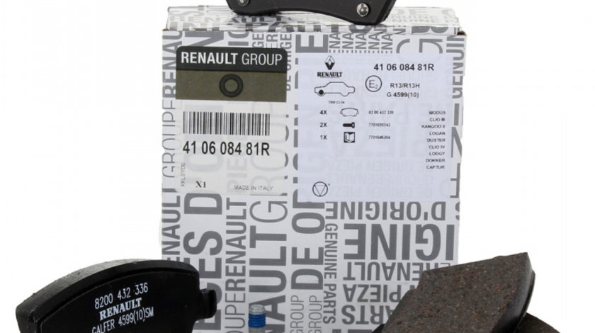 Set Placute Frana Fata Oe Renault Megane 4 2015→ 410608481R