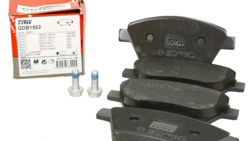 Set Placute Frana Fata Trw Audi A3 8L1 1996-2006 GDB1552