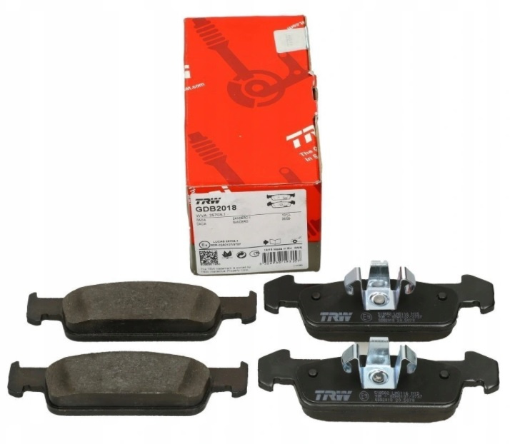 Set Placute Frana Fata Trw Dacia Logan 2 2012→ GDB2018