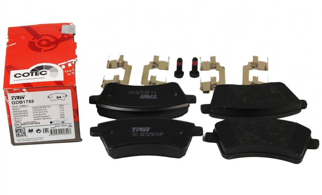 Set Placute Frana Fata Trw GDB1785