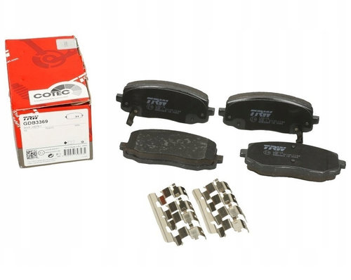 Set Placute Frana Fata Trw Kia Picanto 1 2004→ GDB3369