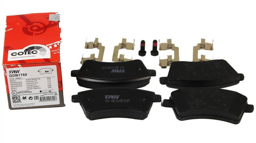 Set Placute Frana Fata Trw Mercedes-Benz Citan 415 2012→ GDB1785