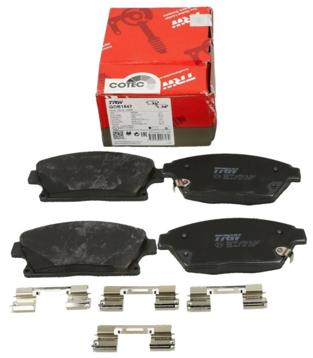 Set Placute Frana Fata Trw Opel Astra H 2006→ GDB1847