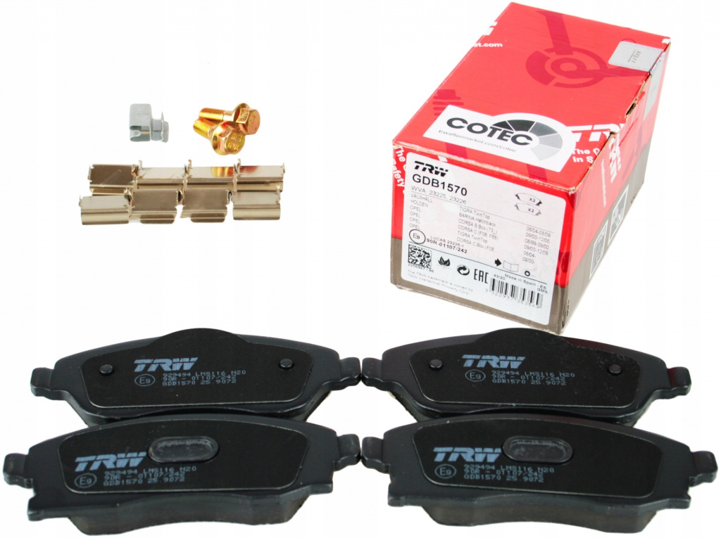 Set Placute Frana Fata Trw Opel Combo C 2001-2011 GDB1570
