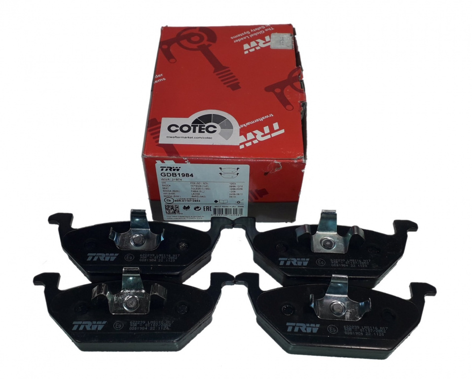 Set Placute Frana Fata Trw Seat Mii 2011→ GDB1984
